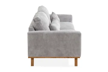 Copenhagen 4-seters Manchestersofa - Lys grå - Møbler - Sofaer - 4 seter sofa