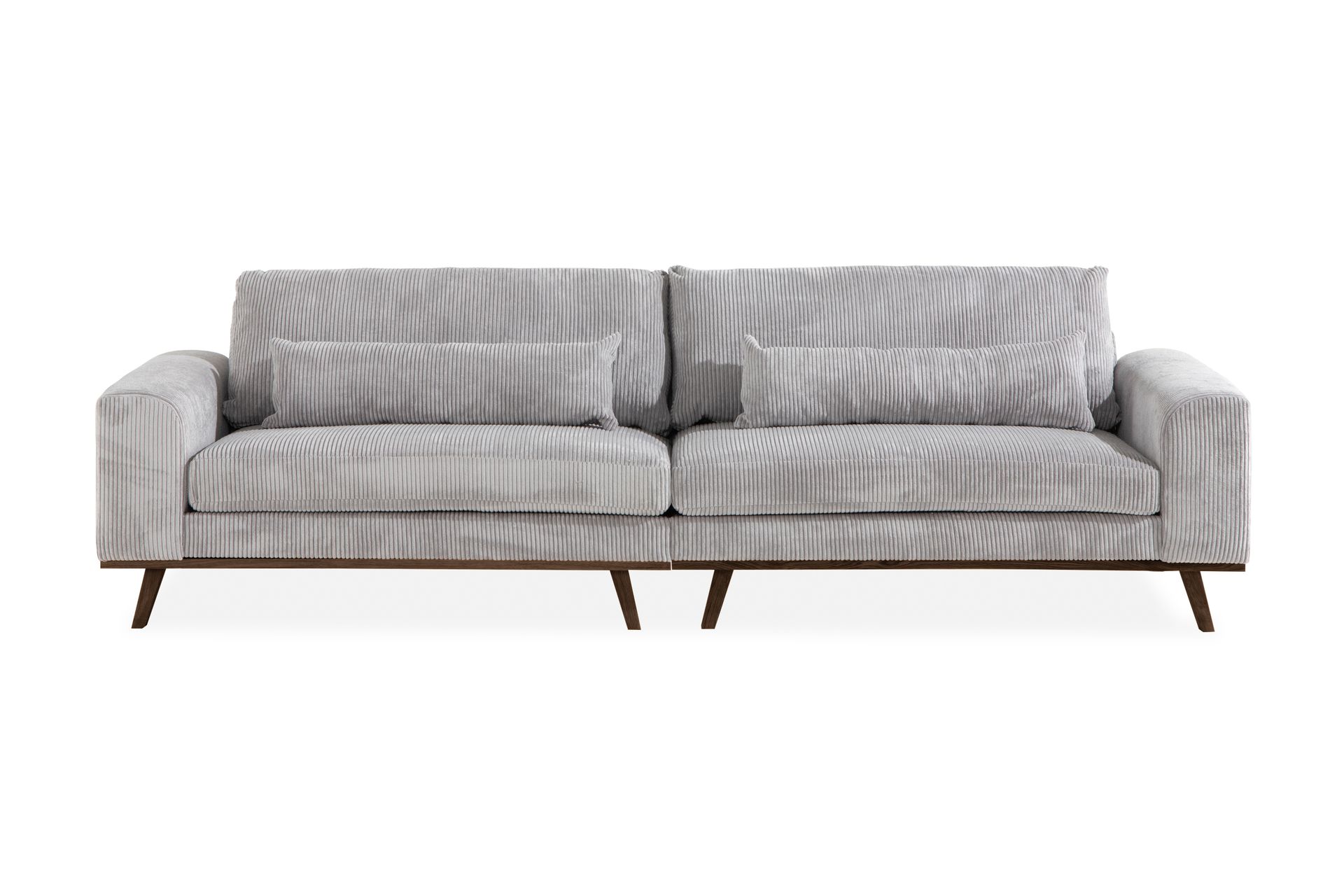 Copenhagen 4-seters Manchestersofa - Lys grå - Møbler - Sofaer - 4 seter sofa