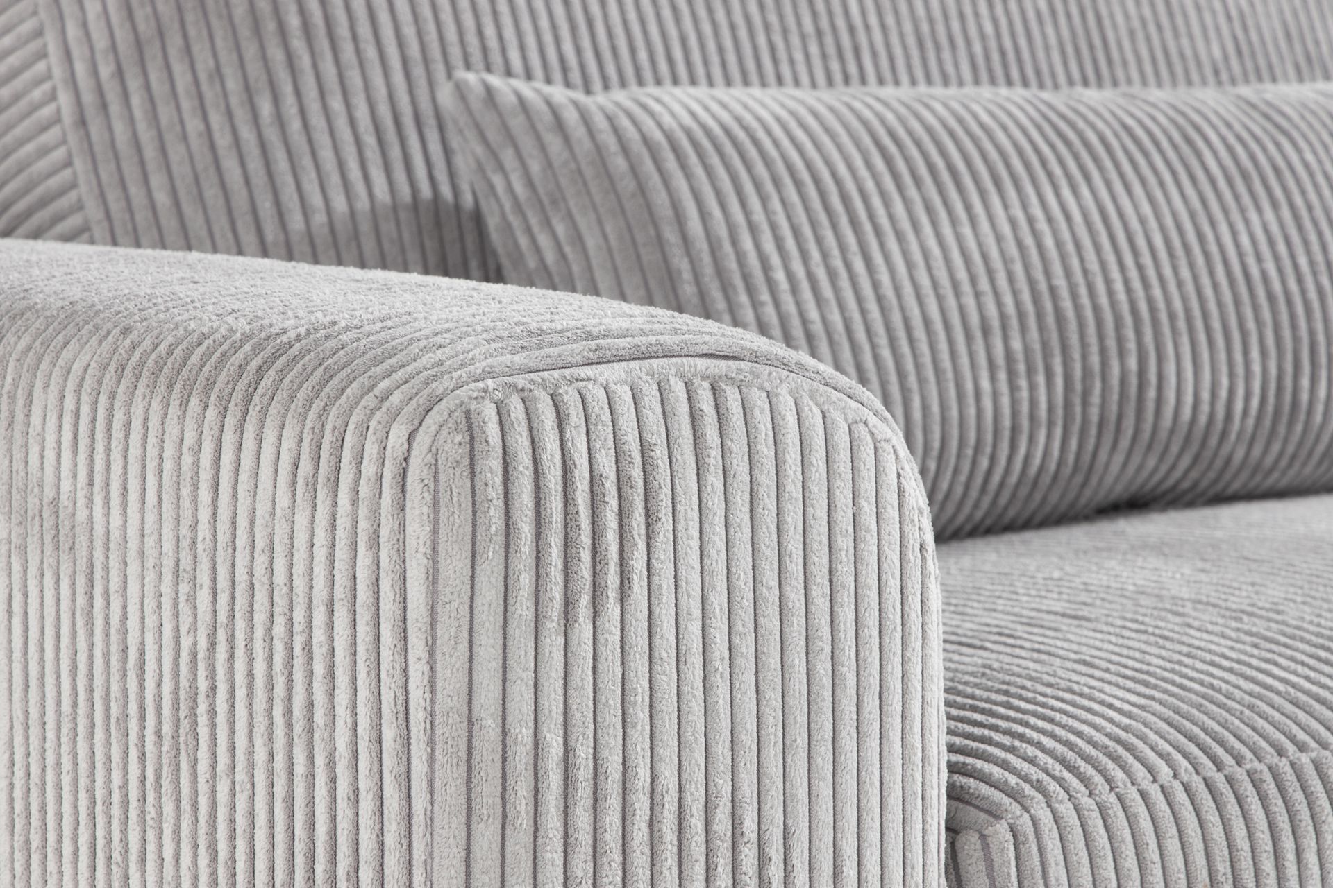 Copenhagen 4-seters Manchestersofa - Lys grå - Møbler - Sofaer - 4 seter sofa