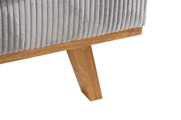 Copenhagen 4-seters Manchestersofa - Lys grå - Møbler - Sofaer - 4 seter sofa