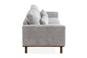 Copenhagen 4-seters Manchestersofa - Lys grå - Møbler - Sofaer - 4 seter sofa
