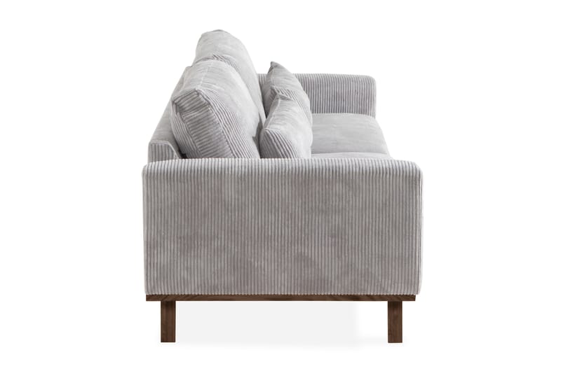 Copenhagen 4-seters Manchestersofa - Lys grå - Møbler - Sofaer - 4 seter sofa
