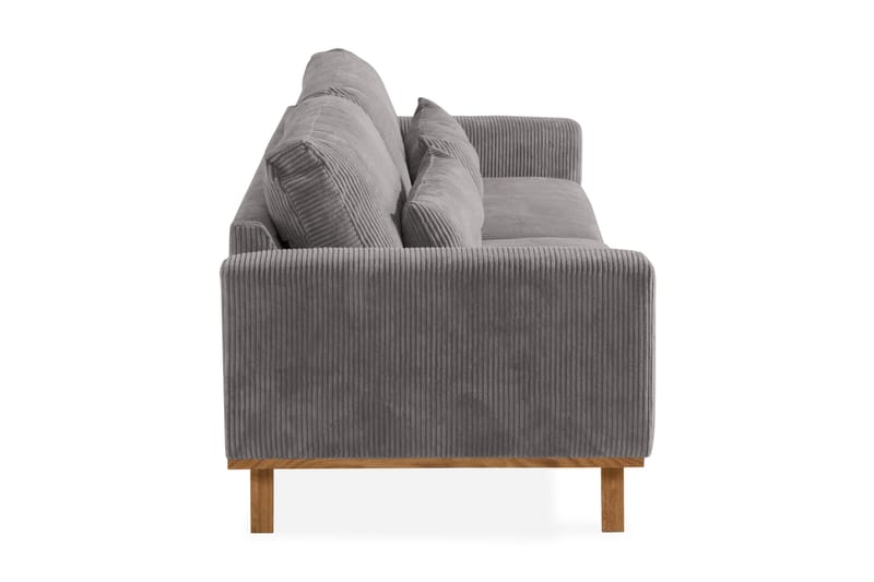 Copenhagen 4-seters Manchestersofa - Mørk grå - Møbler - Sofaer - 4 seter sofa