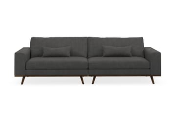 Copenhagen 4-seters Manchestersofa - Mørk grå - Møbler - Sofaer - 4 seter sofa