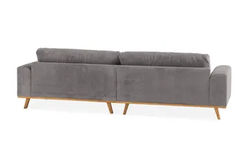 Copenhagen 4-seters Manchestersofa - Mørk grå - Møbler - Sofaer - 4 seter sofa