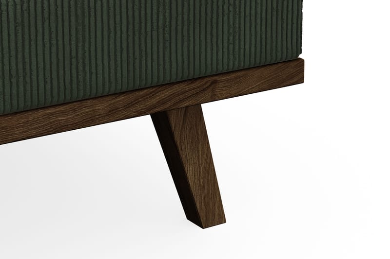 Copenhagen 4-seters Manchestersofa - Mørk grønn - Møbler - Sofaer - 4 seter sofa