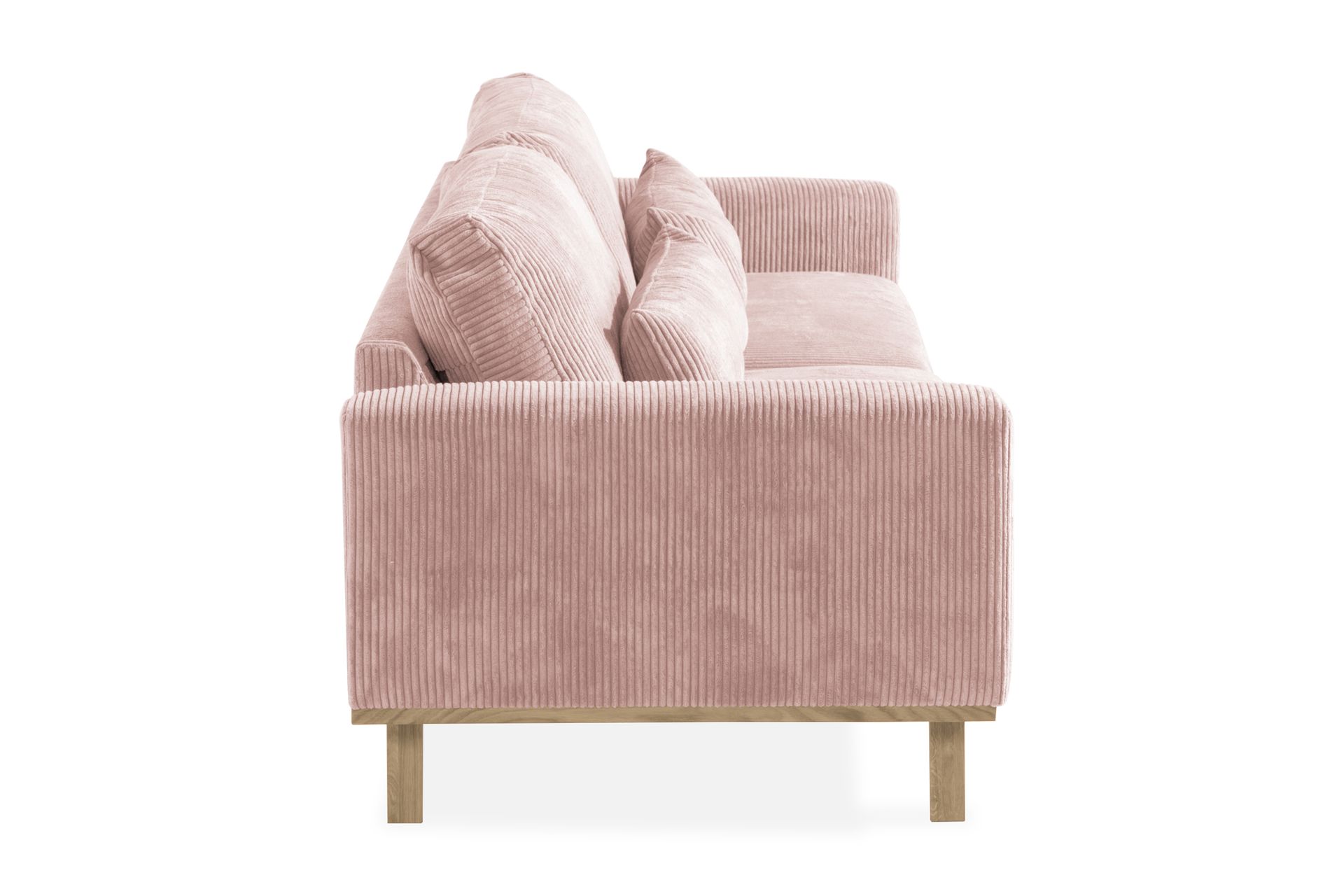Copenhagen 4-seters Manchestersofa - Rosa - Møbler - Sofaer - 4 seter sofa
