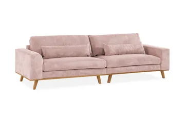 Copenhagen 4-seters Manchestersofa - Rosa - Møbler - Sofaer - 4 seter sofa