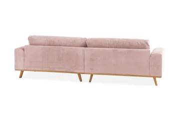 Copenhagen 4-seters Manchestersofa - Rosa - Møbler - Sofaer - 4 seter sofa