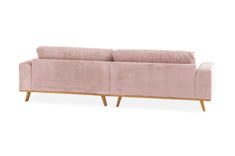 Copenhagen 4-seters Manchestersofa - Rosa - Møbler - Sofaer - 4 seter sofa