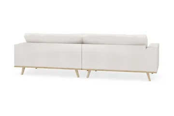 Copenhagen 4-seters Sofa i Bouclé - Hvit - Møbler - Sofaer - 4 seter sofa