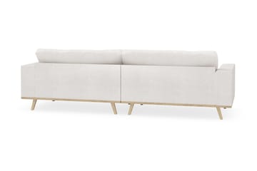 Copenhagen 4-seters Sofa i Bouclé - Hvit - Møbler - Sofaer - 4 seter sofa