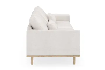 Copenhagen 4-seters Sofa i Bouclé - Hvit - Møbler - Sofaer - 4 seter sofa