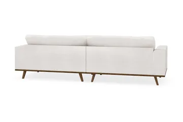 Copenhagen 4-seters Sofa i Bouclé - Hvit - Møbler - Sofaer - 4 seter sofa