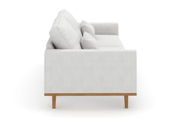 Copenhagen 4-seters Stoffsofa - Hvit - Møbler - Sofaer - 4 seter sofa