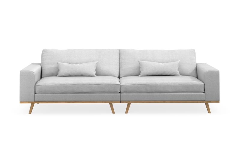 Copenhagen 4-seters Stoffsofa - Lys grå - Møbler - Sofaer - 4 seter sofa