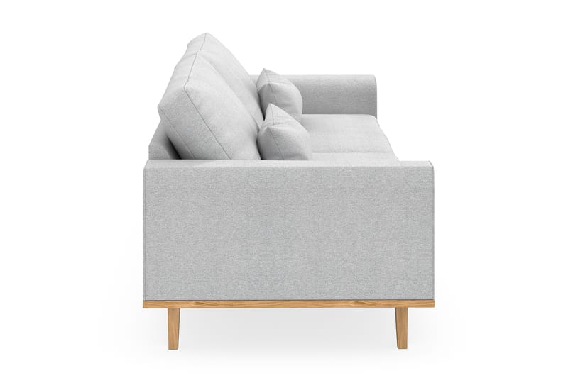 Copenhagen 4-seters Stoffsofa - Lys grå - Møbler - Sofaer - 4 seter sofa
