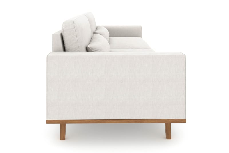Copenhagen 4-seters Stoffsofa - Lys grå - Møbler - Sofaer - 4 seter sofa