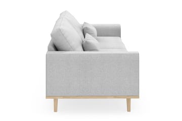 Copenhagen 4-seters Stoffsofa - Lys grå - Møbler - Sofaer - 4 seter sofa