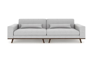 Copenhagen 4-seters Stoffsofa - Lys grå - Møbler - Sofaer - 4 seter sofa
