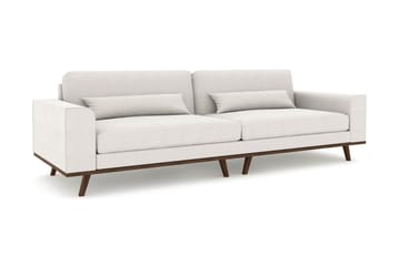 Copenhagen 4-seters Stoffsofa - Lys grå - Møbler - Sofaer - 4 seter sofa