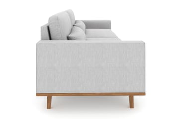 Copenhagen 4-seters Stoffsofa - Lys grå - Møbler - Sofaer - 4 seter sofa