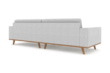 Copenhagen 4-seters Stoffsofa - Lys grå - Møbler - Sofaer - 4 seter sofa
