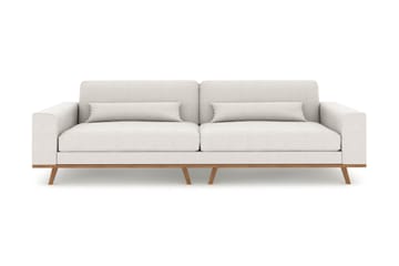 Copenhagen 4-seters Stoffsofa - Lys grå - Møbler - Sofaer - 4 seter sofa