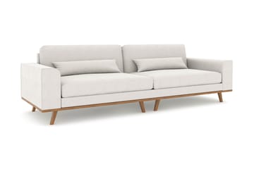 Copenhagen 4-seters Stoffsofa - Lys grå - Møbler - Sofaer - 4 seter sofa