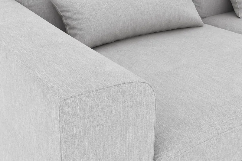 Copenhagen 4-seters Stoffsofa - Lys grå - Møbler - Sofaer - 4 seter sofa