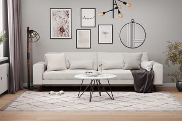 Copenhagen 4-seters Stoffsofa - Lys grå - Møbler - Sofaer - 4 seter sofa