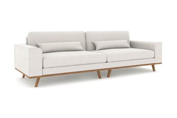 Copenhagen 4-seters Stoffsofa - Lys grå - Møbler - Sofaer - 4 seter sofa