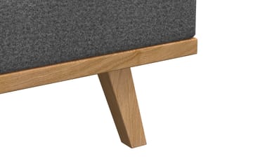 Copenhagen 4-seters Stoffsofa - Mørk grå - Møbler - Sofaer - 4 seter sofa