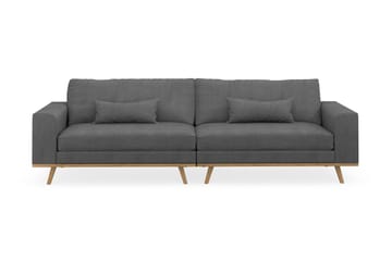 Copenhagen 4-seters Stoffsofa - Mørk grå - Møbler - Sofaer - 4 seter sofa