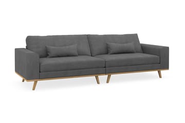Copenhagen 4-seters Stoffsofa - Mørk grå - Møbler - Sofaer - 4 seter sofa