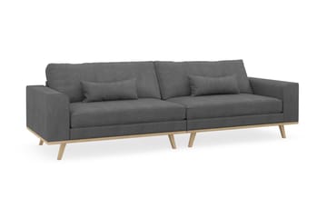 Copenhagen 4-seters Stoffsofa - Mørk grå - Møbler - Sofaer - 4 seter sofa