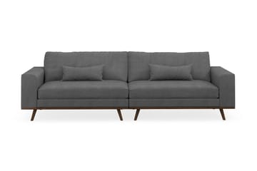 Copenhagen 4-seters Stoffsofa - Mørk grå - Møbler - Sofaer - 4 seter sofa