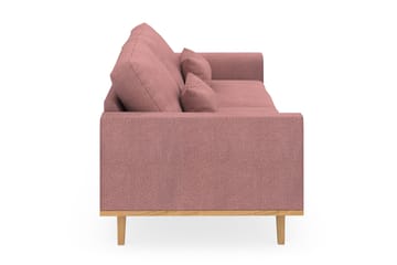 Copenhagen 4-seters Stoffsofa - Rosa - Møbler - Sofaer - 4 seter sofa