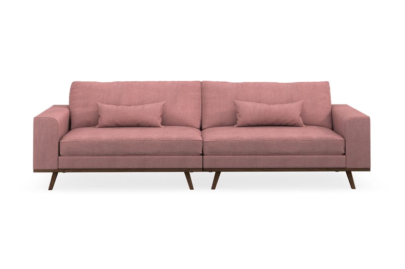 Copenhagen 4-seters Stoffsofa - Rosa - Møbler - Sofaer - 4 seter sofa