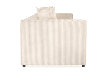 Cubo 4-seters Dyp Modulsofa i Manchester - Beige - Møbler - Sofaer - 4 seter sofa