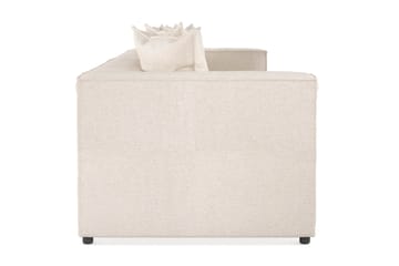 Cubo 4-seters Dyp Modulsofa i Manchester - Beige - Møbler - Sofaer - 4 seter sofa