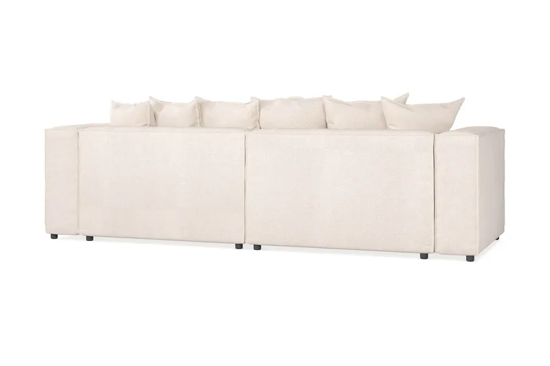 Cubo 4-seters Dyp Modulsofa i Stoff - Beige - Møbler - Sofaer - 4 seter sofa