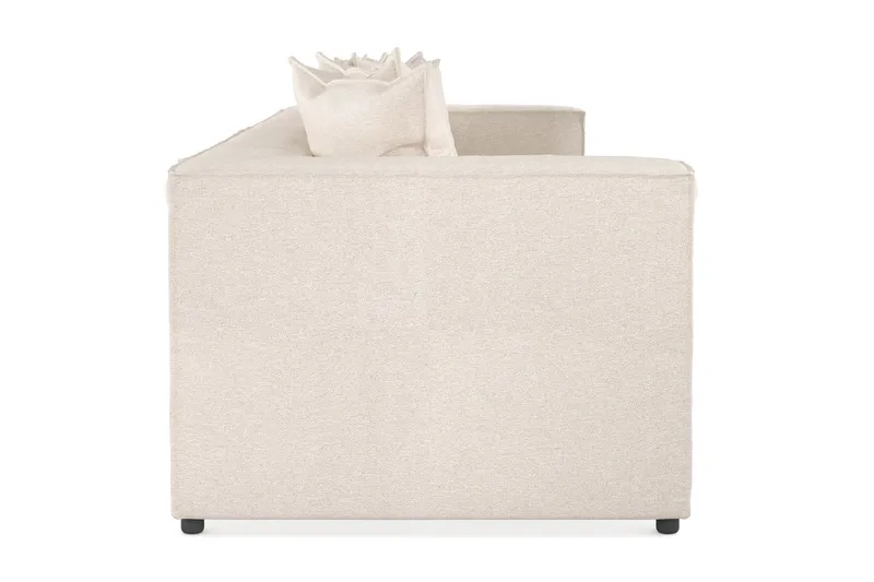 Cubo 4-seters Dyp Modulsofa i Stoff - Beige - Møbler - Sofaer - 4 seter sofa