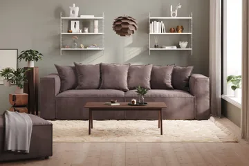Cubo 4-seters Sofa - Beige / Cordfløyel - Møbler - Sofaer - 4 seter sofa