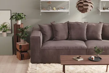 Cubo 4-seters Sofa - Beige / Cordfløyel - Møbler - Sofaer - 4 seter sofa