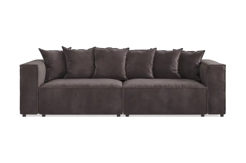 Cubo 4-seters Sofa, Beige / Cordfløyel