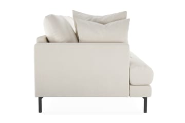 Menard 3-seters Dyp Fløyelssofa - Kremhvit - Møbler - Sofaer - Fløyelssofaer