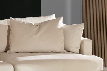 Menard 3-seters Dyp Manchestersofa - Beige - Møbler - Sofaer - 3 seter sofa