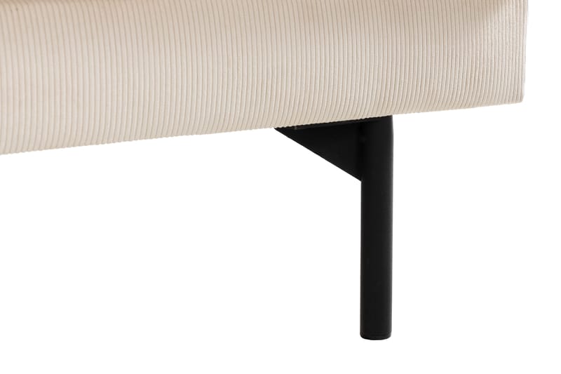 Menard 3-seters Dyp Manchestersofa - Beige - Møbler - Sofaer - 3 seter sofa
