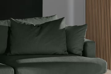 Menard 3-seters Dyp Manchestersofa - Grønn - Møbler - Sofaer - 3 seter sofa